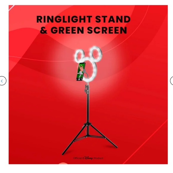 Disney Mickey Studio Photo and Video Creators Kit with LED Ring Light Kit, NIB - Picture 6 of 11